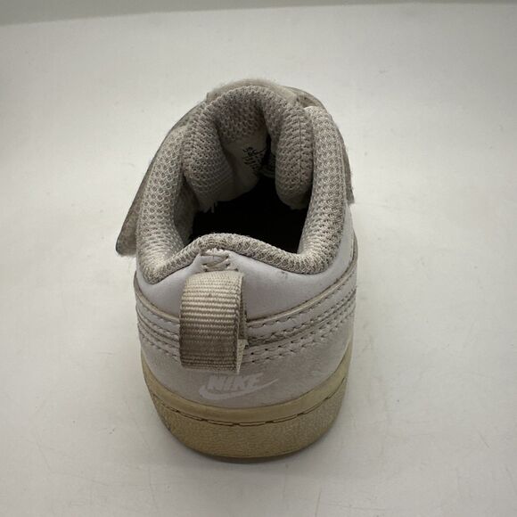 Nike Court Borough Low 2 Triple White - BQ5453-100 Size 6 C Toddler - Picture 11 of 12